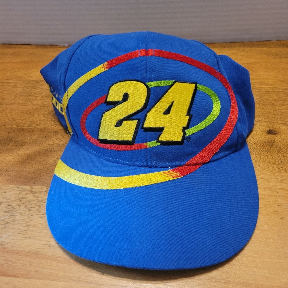 Youth Nascar 2000 Racing Jeff Gordon #24 Baseball Cap Embroidered Snapback Hat